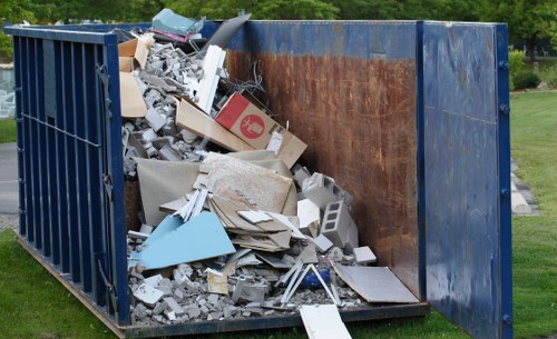 Professional office clearance team in action in Cricklewood